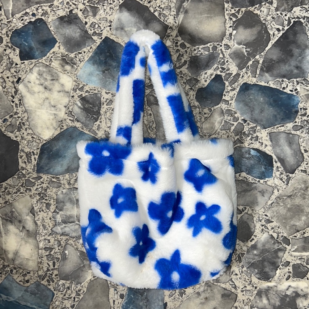 Floral tote bag
